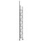 Tubular lattice mast |  48 x 3.2 mm | Total length: 5350 mm, galvanized,Tube:  48 x 3.2 mm the adapter plate (3F120-2) is required for attachment to a concrete block